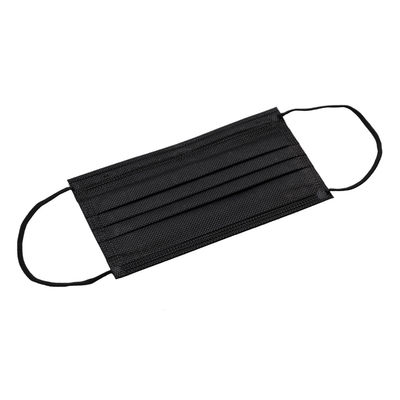 Medical Grade Black Earloop Hospital 3 Ply Surgical Mask Disposable Protective