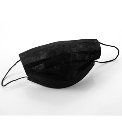 Non Woven Fashion Black CE FDA 17.5*9.5 Medical Face Mask