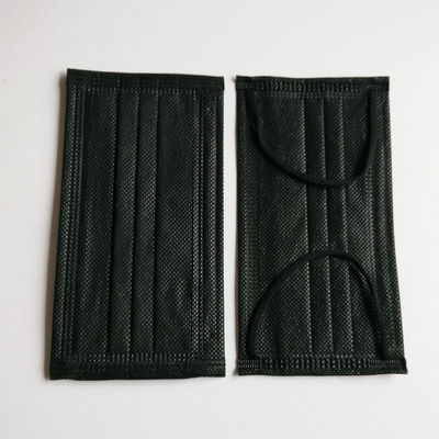 Non Woven Fashion Black CE FDA 17.5*9.5 Medical Face Mask
