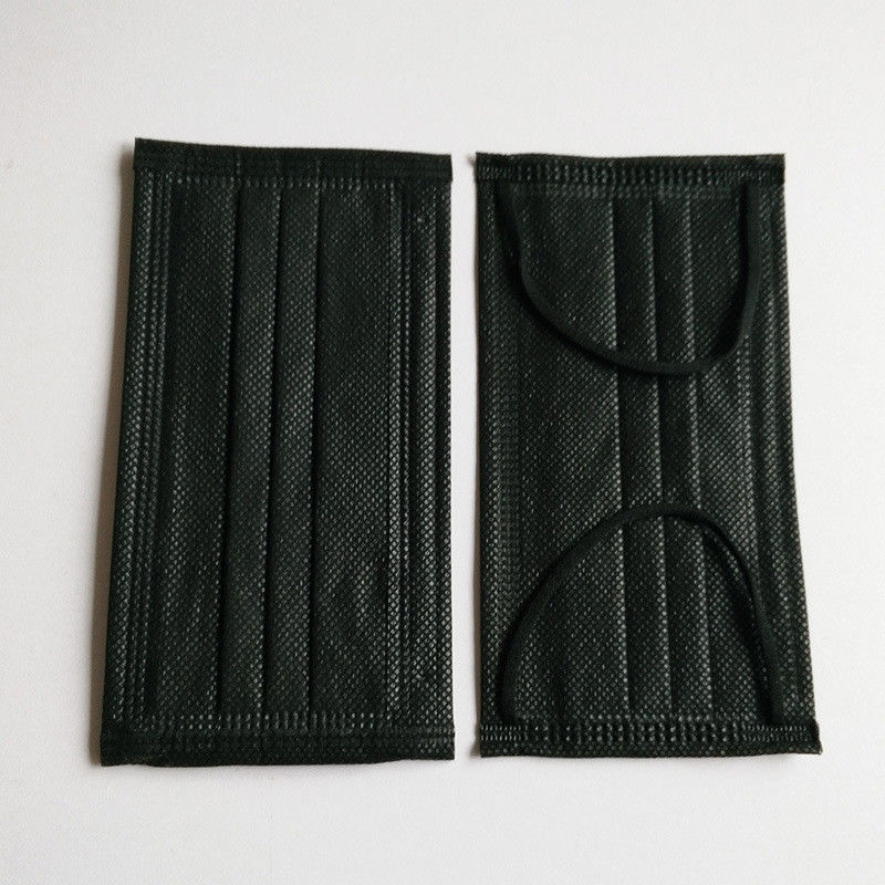 Non Woven Fashion Black CE FDA 17.5*9.5 Medical Face Mask